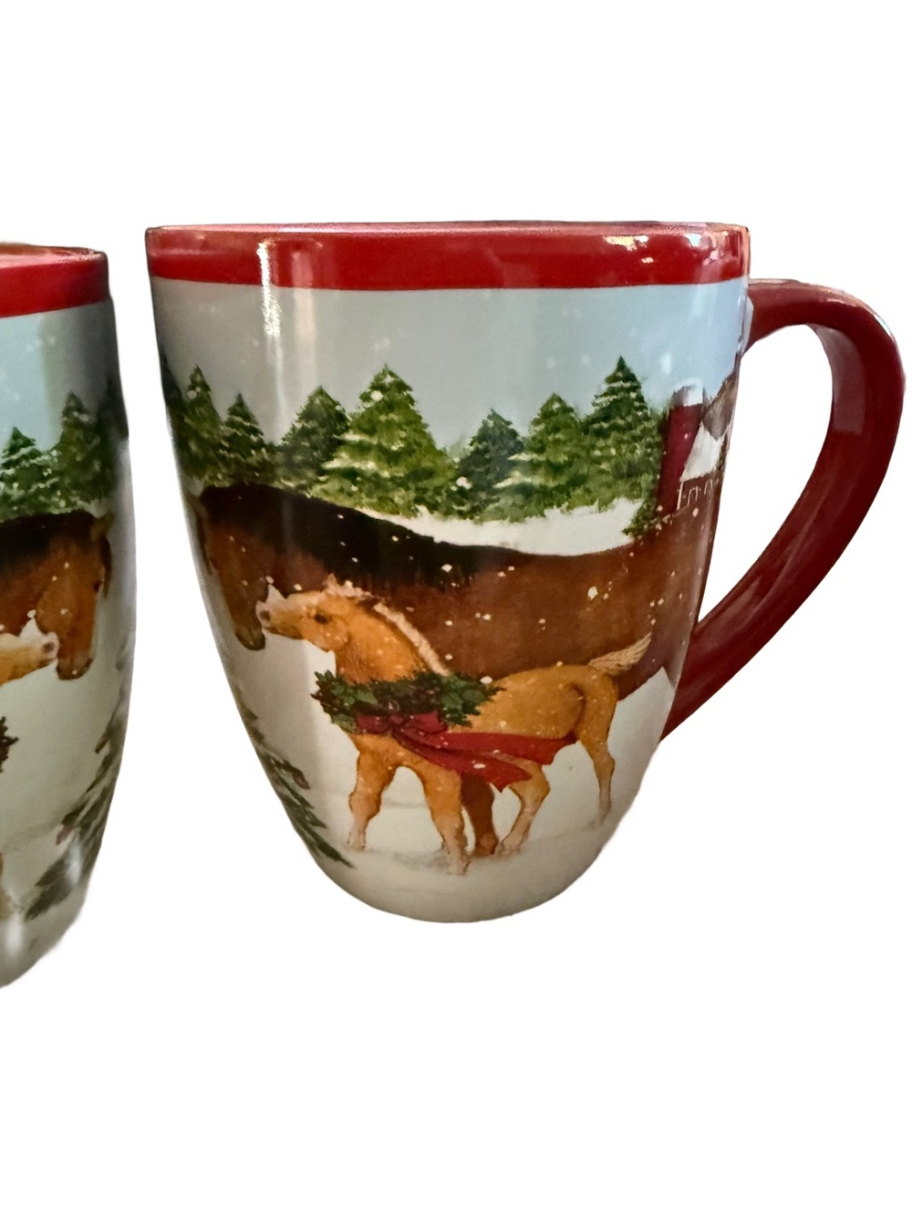 Christmas on the Farm Mugs, Set of 4 - Certified International's